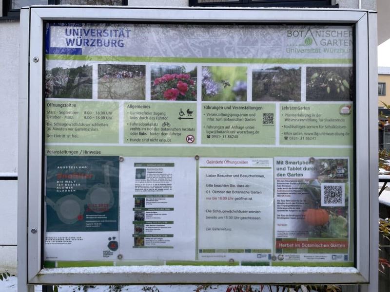 Botanischer Garten Würzburg 