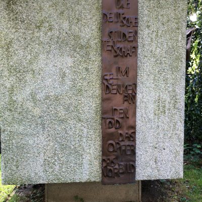 Studentenstein Denkmal im Ringpark